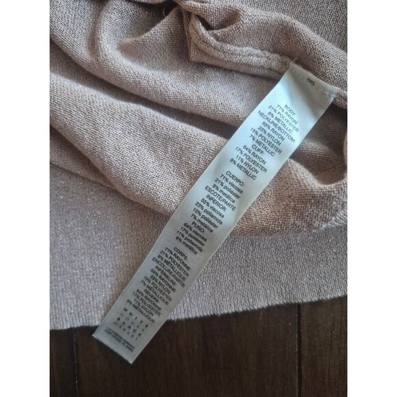 White House Black Market Blush Pink SweaterSize L - Picture 5 of 7